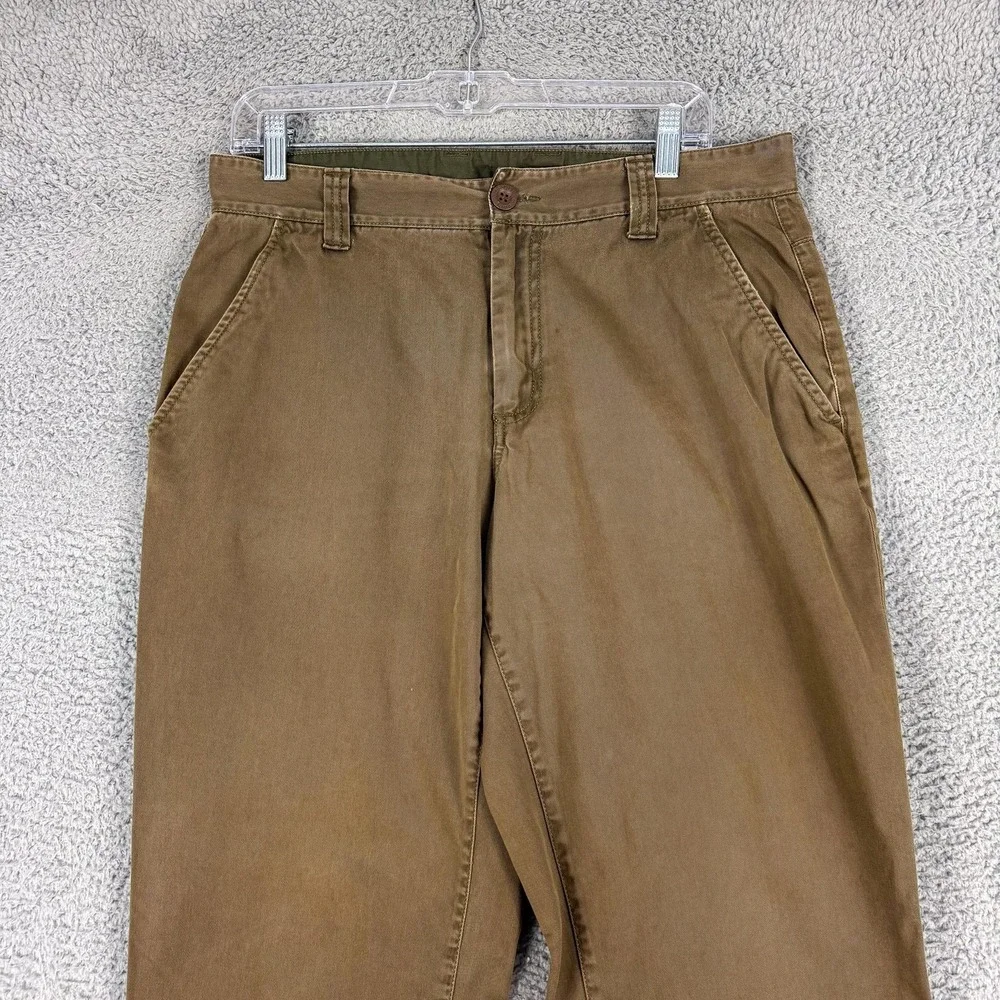 The North Face Pants Mens 32x28‎ Brown Cotton Khaki Straight Workwear Relaxed